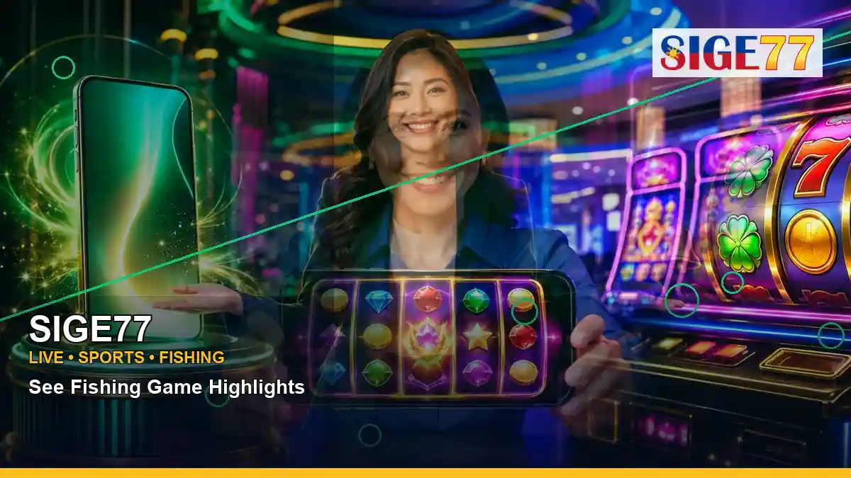 SIGE77 SIGE77 gold toad fishing information for Philippine users scene with right close-up first casino deposit and wallet