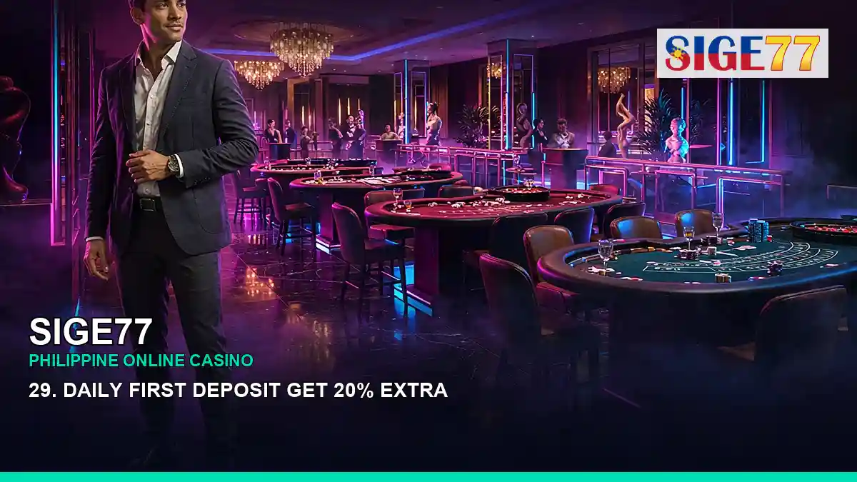 SIGE77 wide floor live casino table games highlighting mobile-friendly casino play