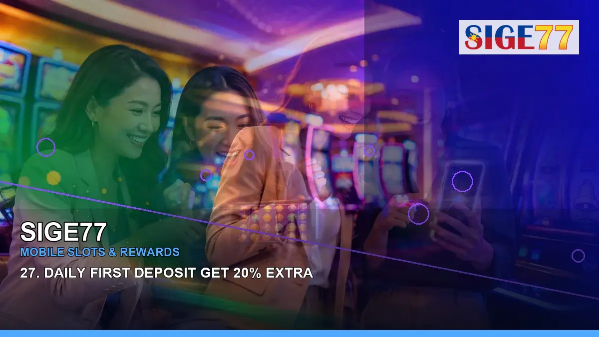 SIGE77 burst free spins slot games featuring an adult Filipina casino host with a right-diagonal composition