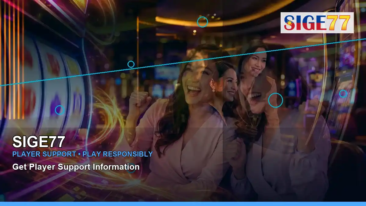 SIGE77 mobile casino first deposit rewards featuring an adult Filipina casino host with a right-diagonal composition